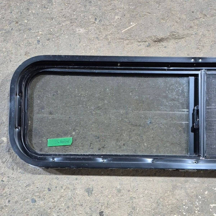 Used Black Radius Opening Window - 42 X 11 3/4 X 2