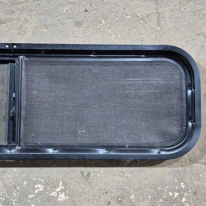 Used Black Radius Opening Window - 42 X 11 3/4 X 2