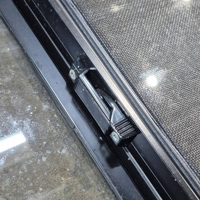 Used Black Radius Opening Window - 42 X 11 3/4 X 2