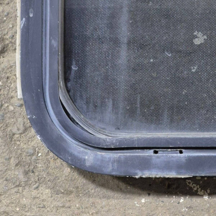 Used Black Radius Opening Window - 42 X 11 3/4 X 2