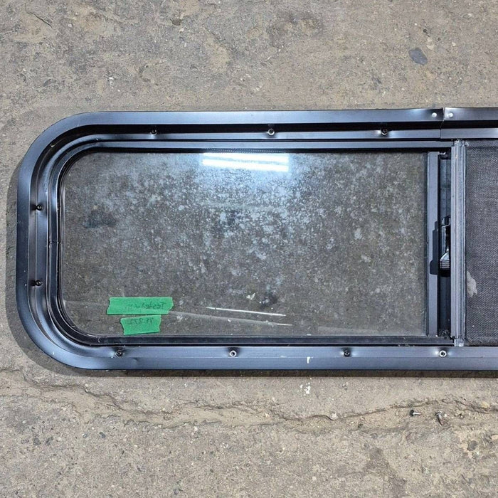 Used Black Radius Opening Window - 42 X 11.75 X 2
