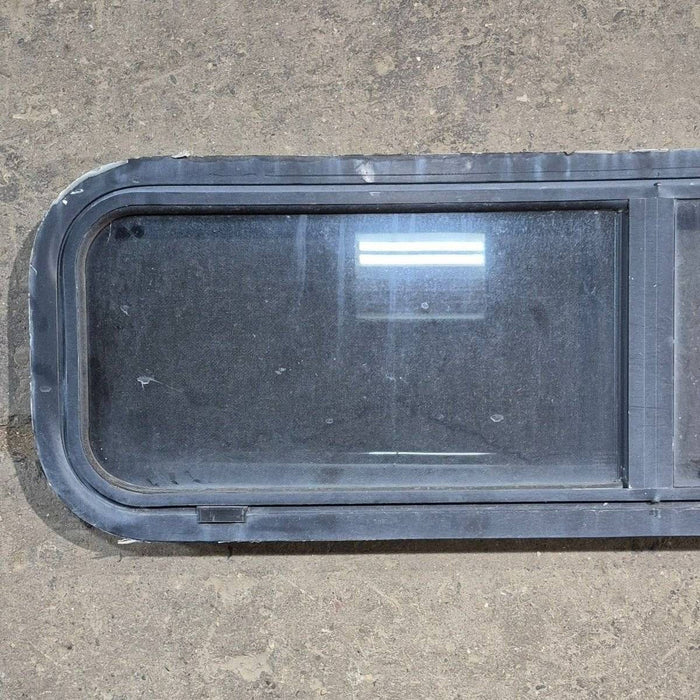 Used Black Radius Opening Window - 42 X 11.75 X 2