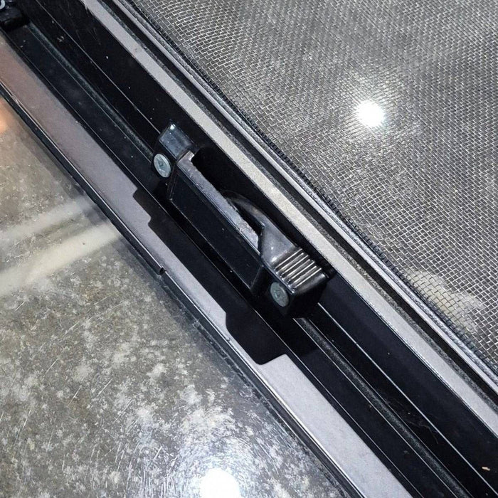 Used Black Radius Opening Window - 42 X 11.75 X 2