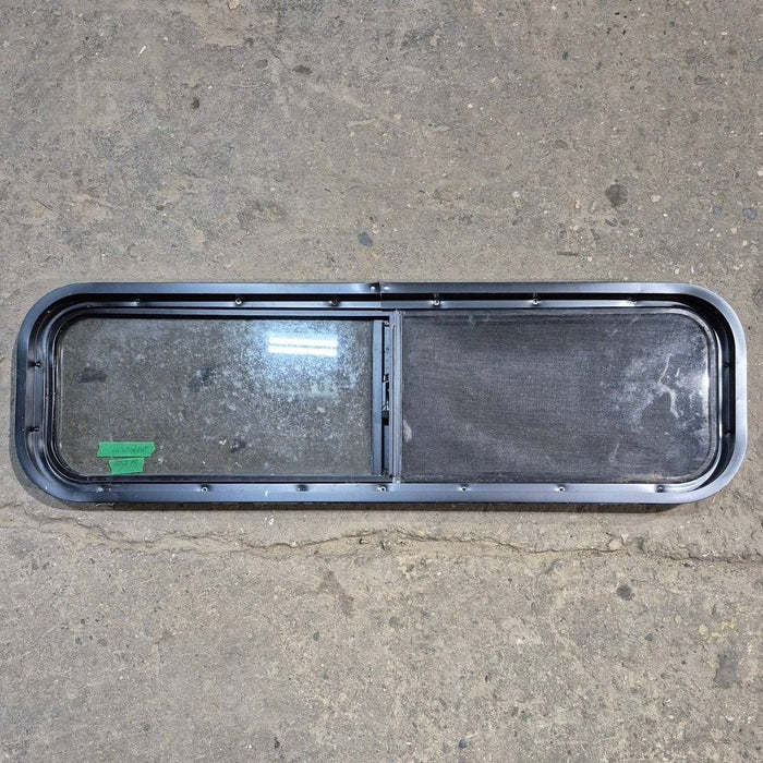 Used Black Radius Opening Window - 42 X 11.75 X 2