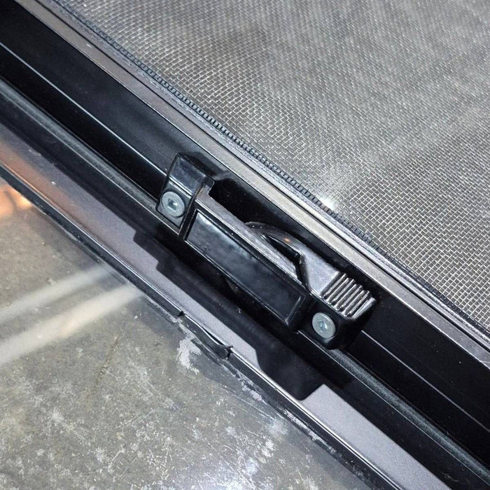 Used Black Radius Opening Window - 42 X 11.75 X 2