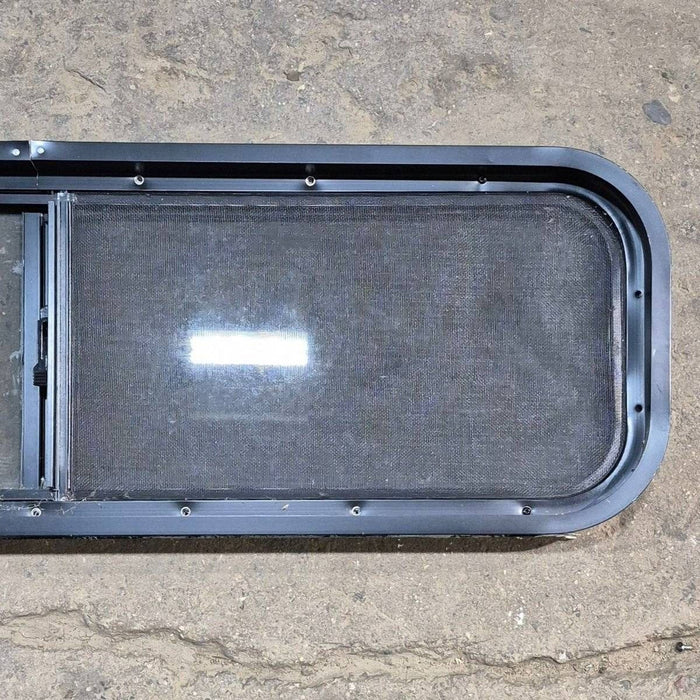 Used Black Radius Opening Window - 42 X 11.75 X 2