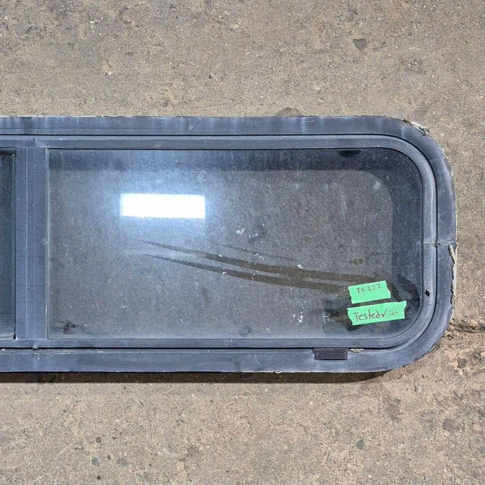 Used Black Radius Opening Window - 42 X 11.75 X 2