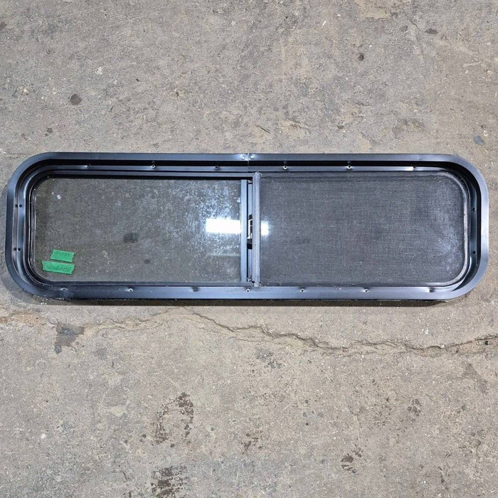 Used Black Radius Opening Window - 42 X 11.75 X 2