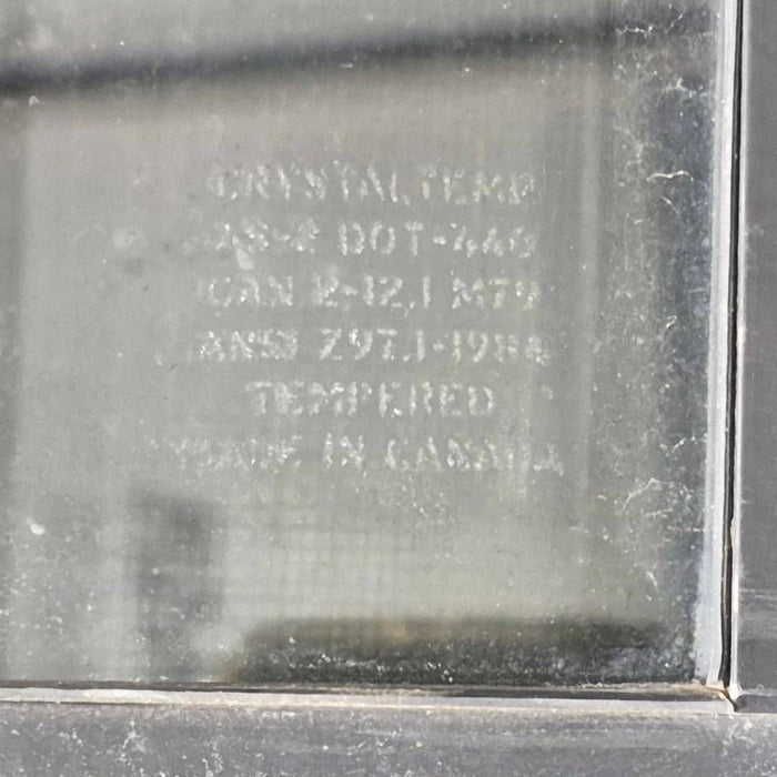 Used Black Radius Opening Window - 42 X 11.75 X 2
