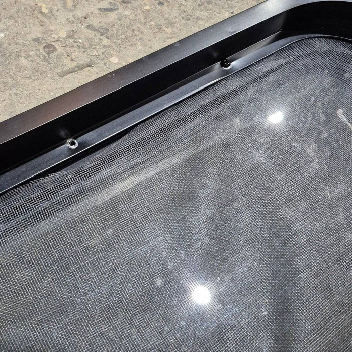 Used Black Radius Opening Window - 42 X 11.75 X 2