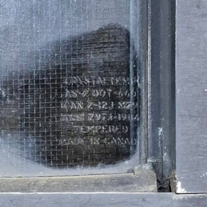 Used Black Radius Opening Window - 42 X 11.75 X 2