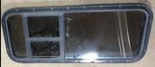 Used Black Radius Opening Window : 43 3/4" X 19 3/4" X 1 1/2" D - Young Farts RV Parts