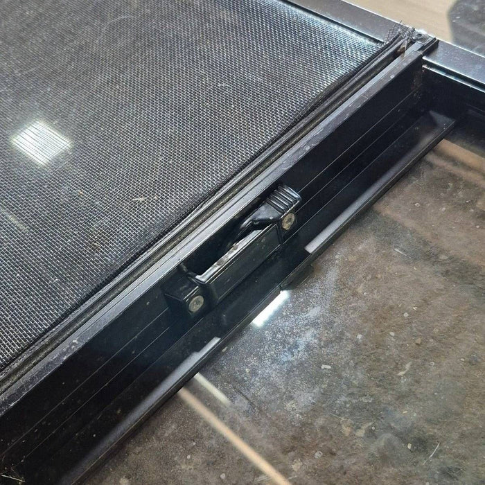 Used Black Radius Opening Window - 44 1/4 X 35 3/4 X 1 3/4