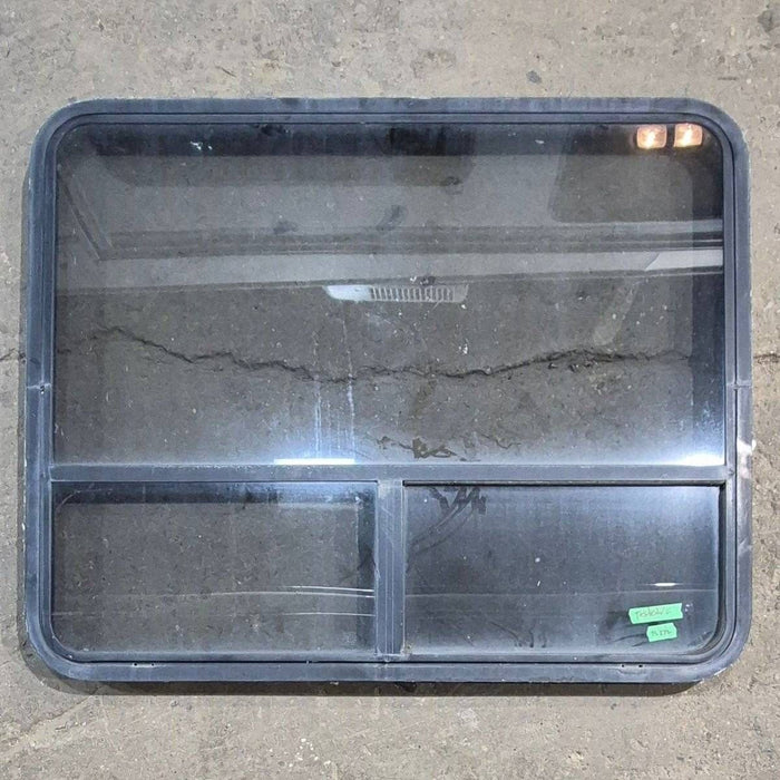 Used Black Radius Opening Window - 44.25 X 35.5 X 1.875