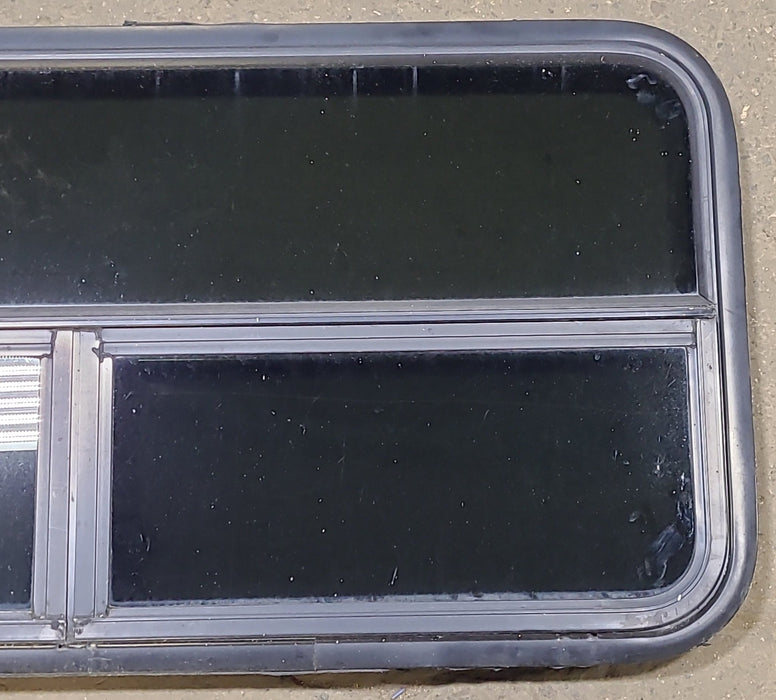 Used Black Radius Opening Window : 45 1/2" W X 21 3/8" H X 2" D