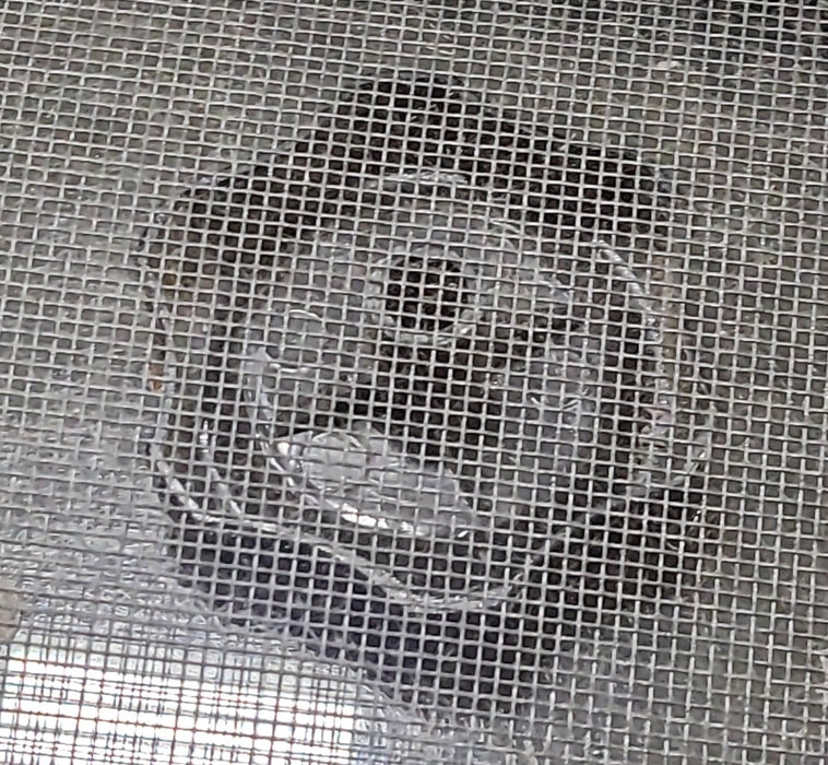 Used Black Radius Opening Window : 45 3/8" W x 22 1/2" H x 1 3/4" D
