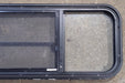 Used Black Radius Opening Window : 47 1/2" W x 14 3/4" H x 1 7/8" D - Young Farts RV Parts