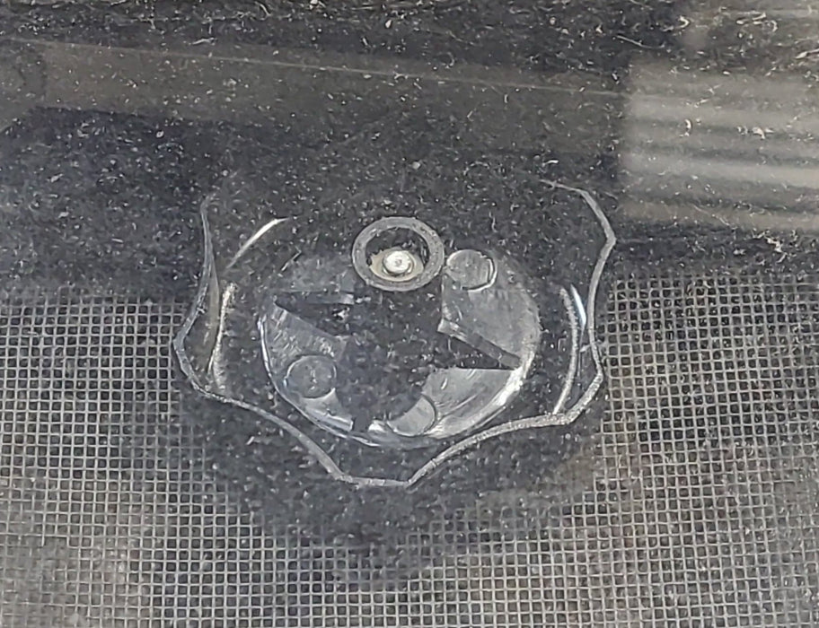 Used Black Radius Opening Window : 47 1/2" W x 22 1/4" H x 1 7/8" D