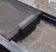 Used Black Radius Opening Window : 47 1/2" W x 25 1/2" H x 1 1/2" D - Young Farts RV Parts