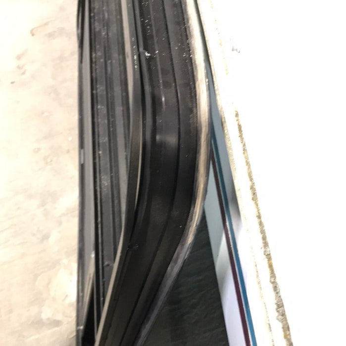Used Black Radius Opening Window : 47 1/2" W X 34 1/2" H X  2" D