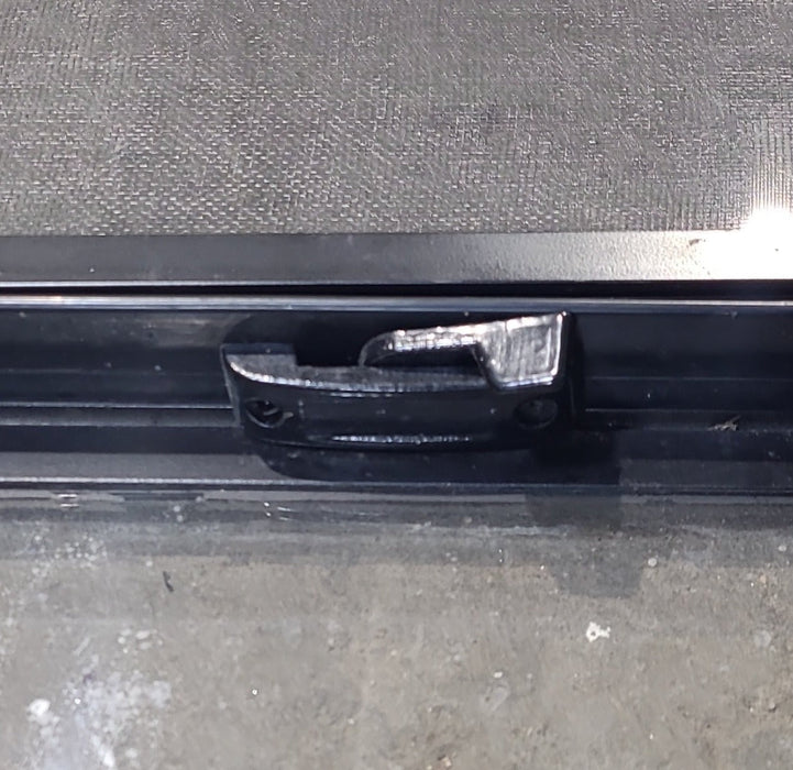 Used Black Radius Opening Window : 47 1/4" W x 17 1/4" H x 1 7/8" D