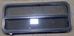 Used Black Radius Opening Window : 47 1/4" W x 21 1/2" H x 1 7/8" D - Young Farts RV Parts