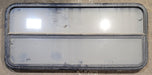 Used Black Radius Opening Window : 47 1/4" W x 21 1/4" H x 1 7/8" - Young Farts RV Parts