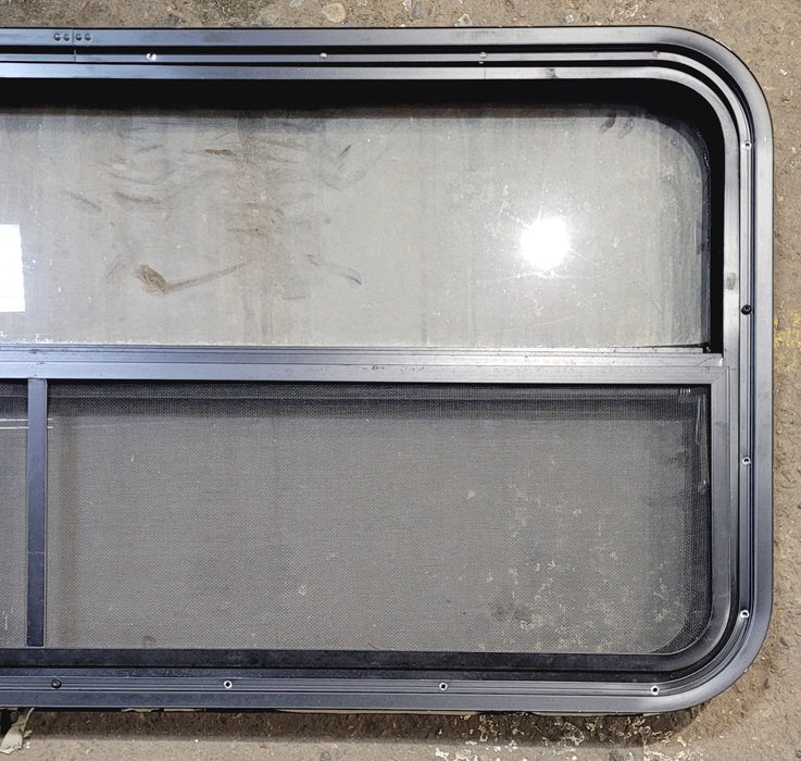 Used Black Radius Opening Window : 47 1/4" W x 21 1/4" H x 1 7/8"
