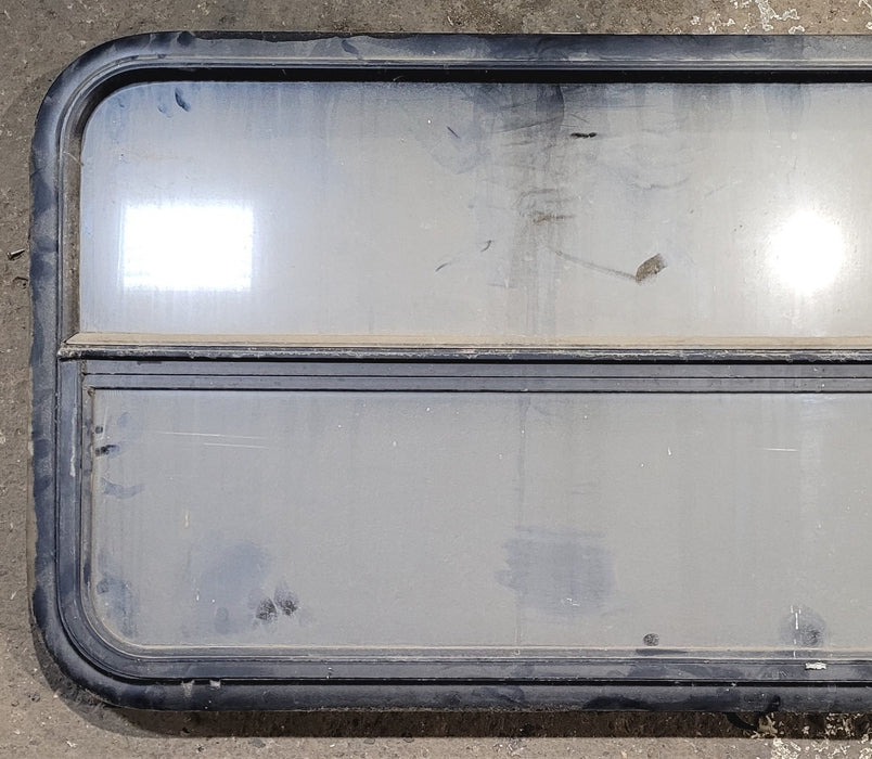 Used Black Radius Opening Window : 47 1/4" W x 21 1/4" H x 1 7/8"