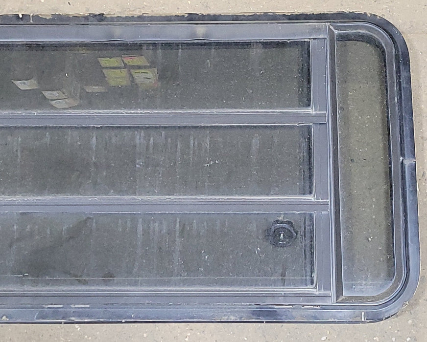 Used Black Radius Opening Window : 47 1/4" W X 21 1/4" H X 1 7/8" D