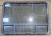 Used Black Radius Opening Window : 47 1/4" W x 34 1/4" H x 1 3/4" D - Young Farts RV Parts