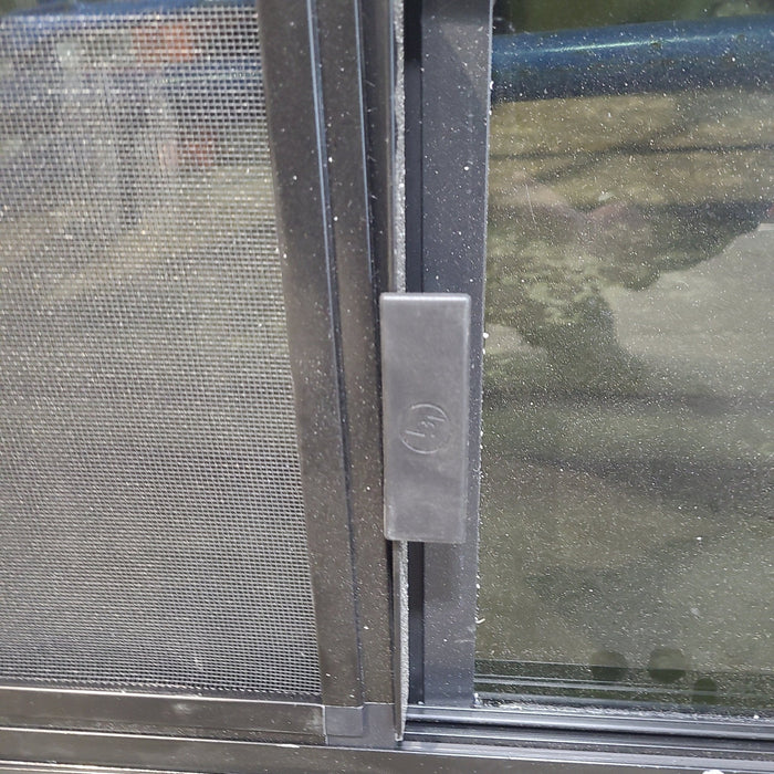 Used Black Radius Opening Window : 47 1/4" x 35 1/2" x  1 3/8" D