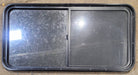Used Black Radius Opening Window : 47 3/4" W x 23 3/4" H x 1 3/4" - Young Farts RV Parts