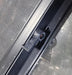 Used Black Radius Opening Window : 47 3/4" W x 23 3/4" H x 1 3/4" - Young Farts RV Parts