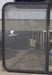 Used Black Radius Opening Window : 47 7/8" W x 35 7/8" H x 7/8" D - Young Farts RV Parts