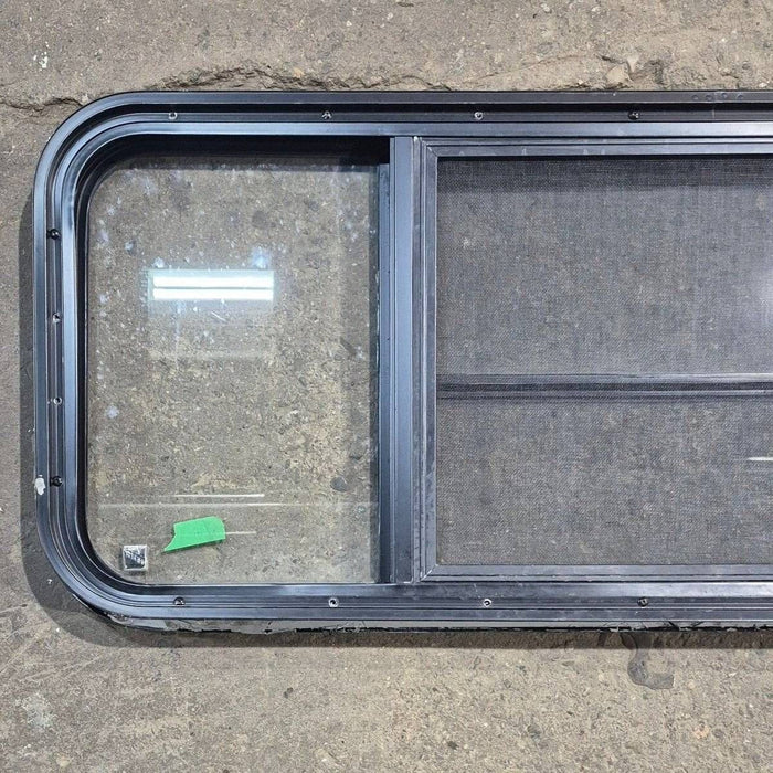 Used Black Radius Opening Window - 47.5 X 17.5 X 1.875