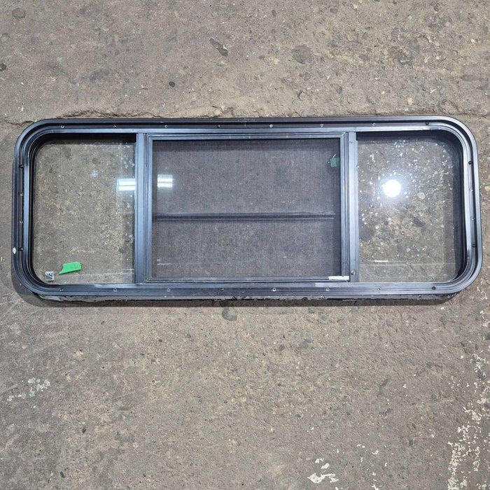 Used Black Radius Opening Window - 47.5 X 17.5 X 1.875