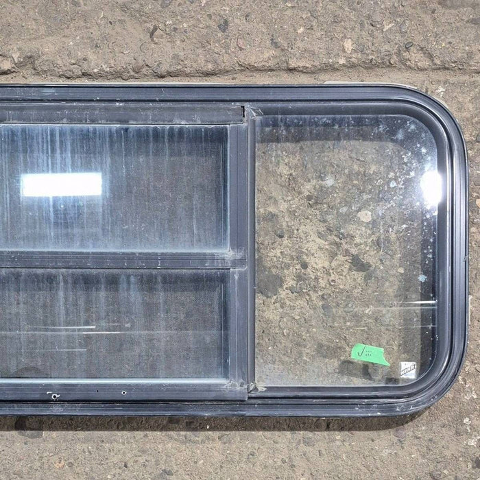 Used Black Radius Opening Window - 47.5 X 17.5 X 1.875