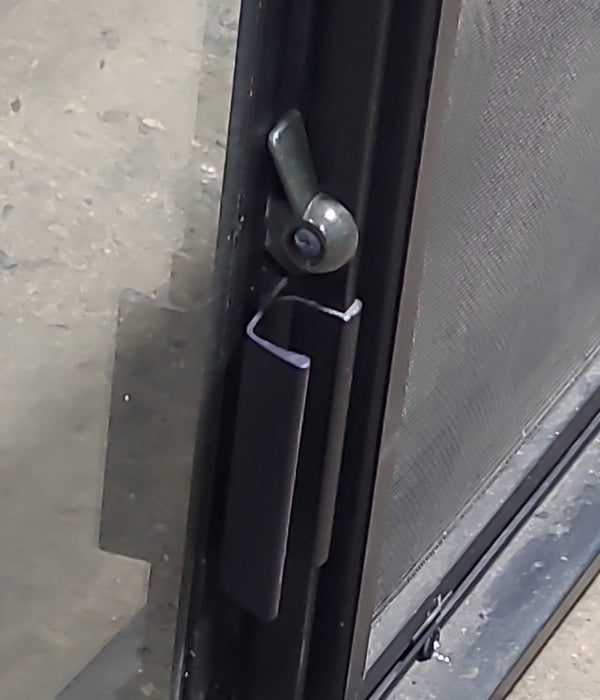 Black Radius Opening Window : 48 1/2" W x 35 3/4" H x 1 7/8" D
