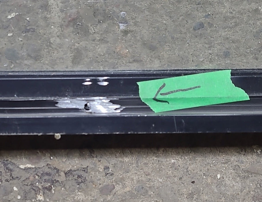 Used Black Radius Opening Window : 48 1/4" W x 35 3/4" H x 1 3/4" D