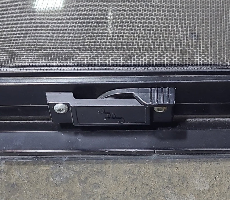 Used Black Radius Opening Window : 48 1/4" W x 35 3/4" H x 1 3/4" D