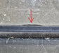 Used Black Radius Opening Window : 48 1/4" W x 35 3/4" H x 1 5/8" D - Young Farts RV Parts