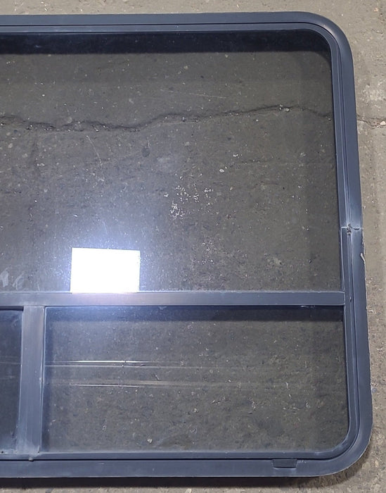 Used Black Radius Opening Window : 48 1/4" W x 35 3/4" H x 1 7/8" D