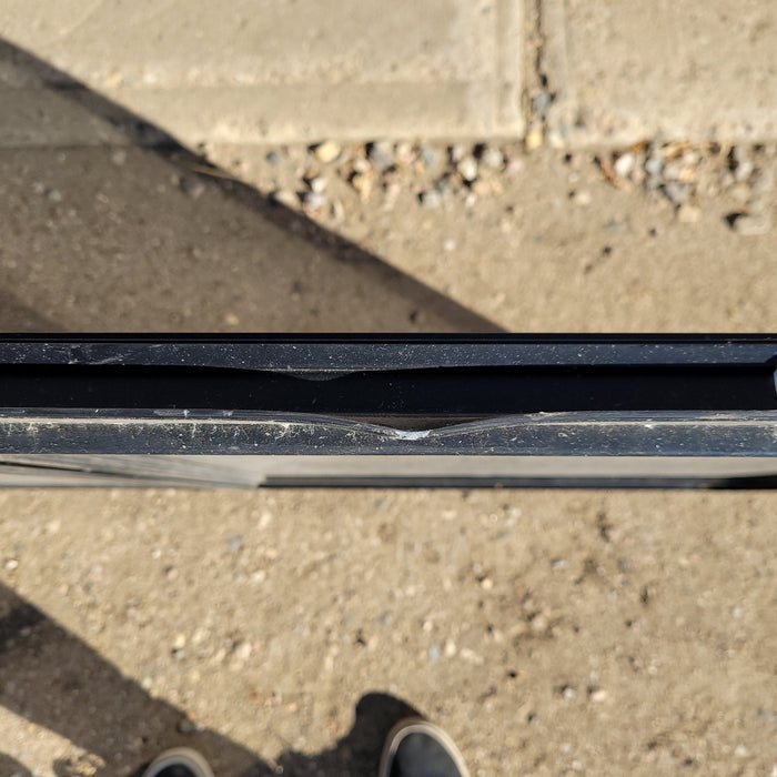 Used Black Radius Opening Window : 48 1/4 X 30 X 1 1/2" D - Young Farts RV Parts