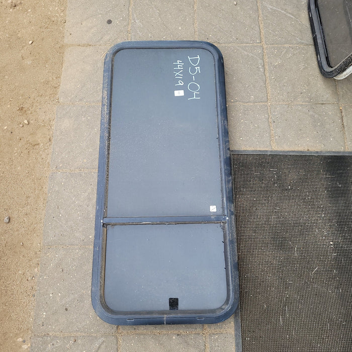 Used Black Radius Opening Window : 48 X 19 X 2" D