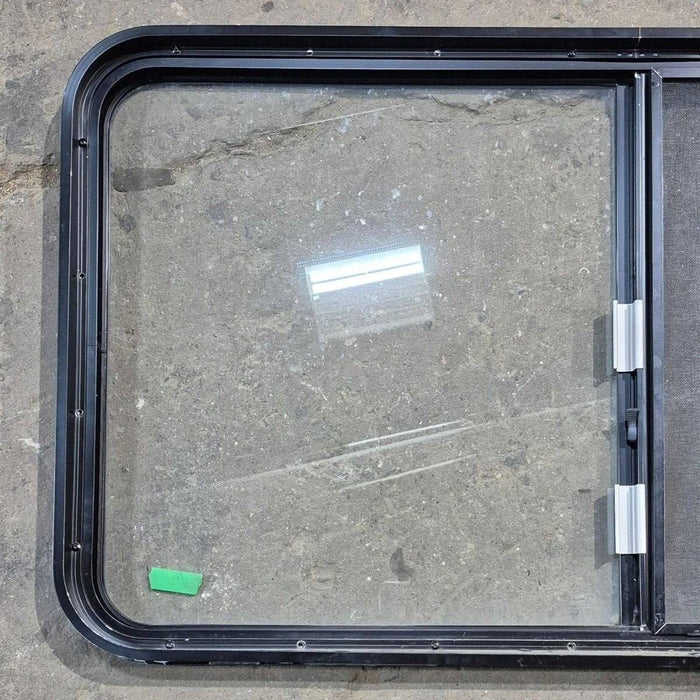 Used Black Radius Opening Window - 48.25 X 25.75 X 1.75