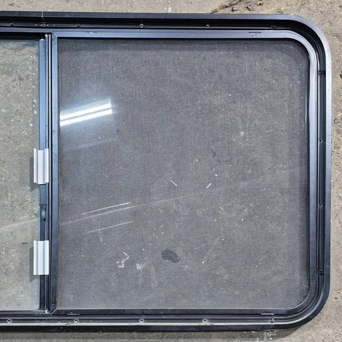 Used Black Radius Opening Window - 48.25 X 25.75 X 1.75