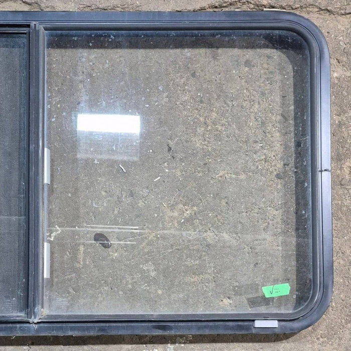 Used Black Radius Opening Window - 48.25 X 25.75 X 1.75