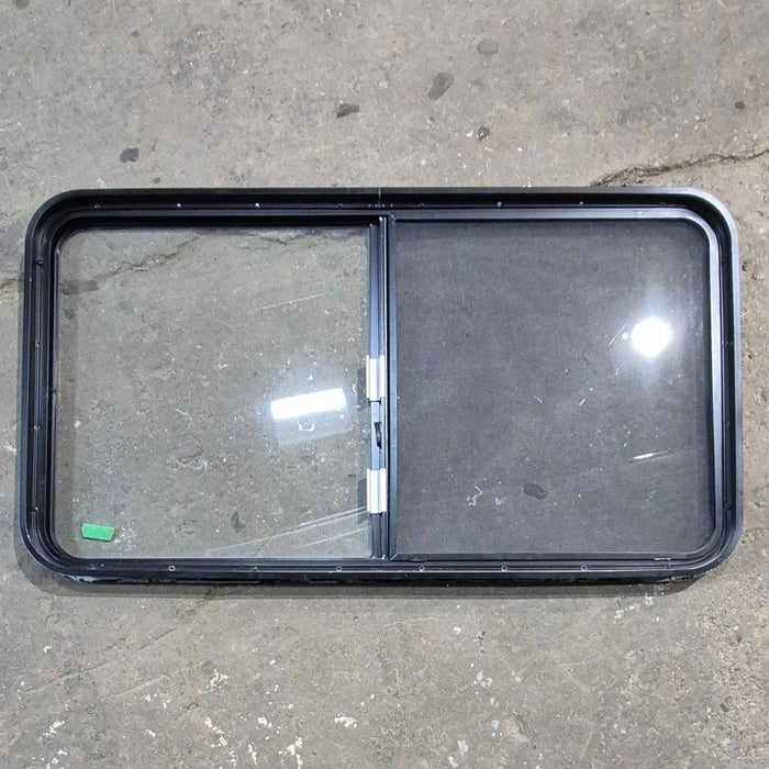 Used Black Radius Opening Window - 48.25 X 25.75 X 1.75