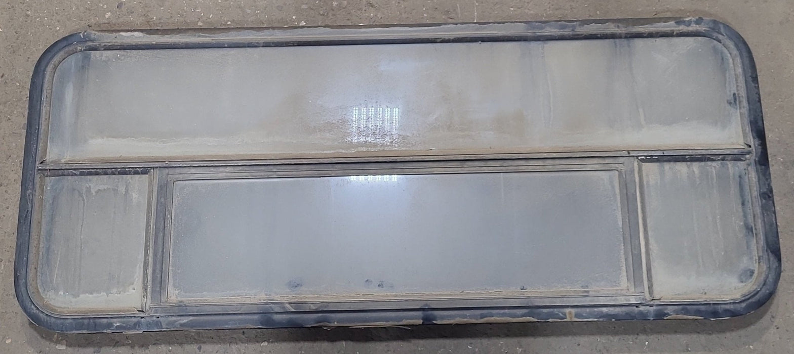 Used Black Radius Opening Window : 53 1/2" W x 21 1/2" H x 1 7/8" D